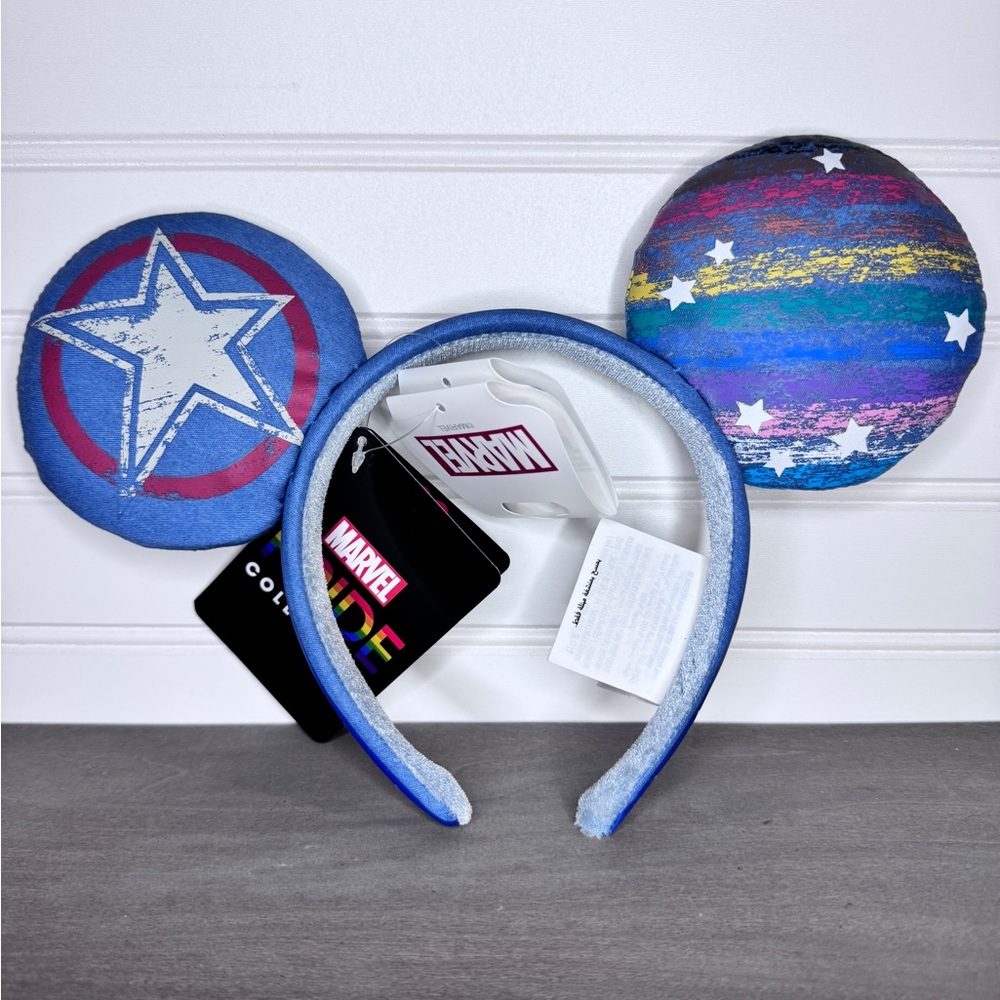 Disney Marvel Pride Ears America Chavez NWT.